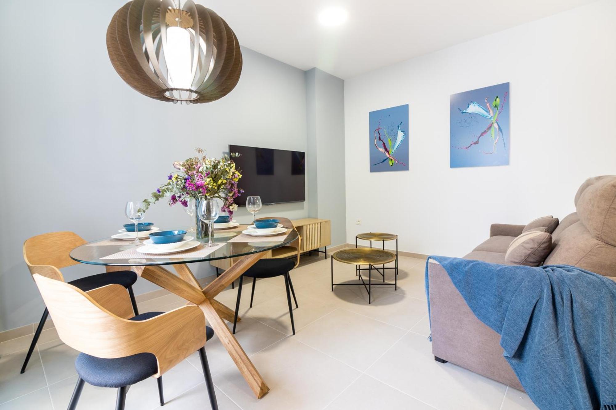 Malaga Center Flat Mariblanca 12 Sun & Terrace Boutique Apartment Стая снимка